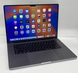 Apple MacBook Pro A2485 2021 16" M1 Pro 10-rdzeniowy procesor 16-rdzeniowy GPU 512 GB/16GB -AT12 - Zdjęcie 1 z 12