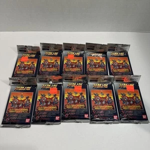 10 Sealed Super Robot Wars Carddass Master Scramble Gather Japanese Packs 1996 - Bild 1 von 4