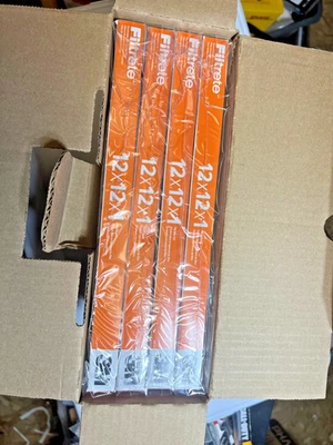 Filtrete 12x12x1 HVAC Furnace Air Filter, MPR 800 MERV 10, Micro Parti FREE SHIP - Image 1 of 4