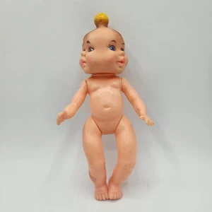 Three-in-One-Face Doll Plastic Vinyl Vintage Hong Kong Spinning Head - Picture 1 of 10