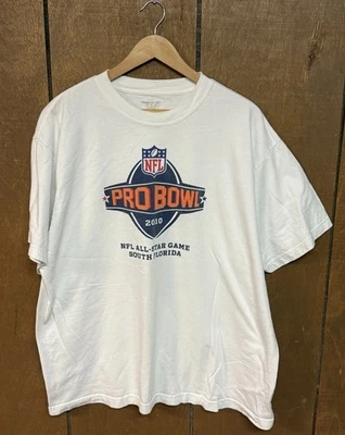 Camisa de Colección 2010 Reebok NFL Pro Bowl Larry Fitzgerald Adulto XL Blanca Para Hombres Foto 1 de 4
