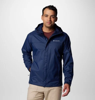 Columbia Men's Watertight II Water-Resistant Nylon Rain Jacket, Choose Size M/L - Image 1 of 4