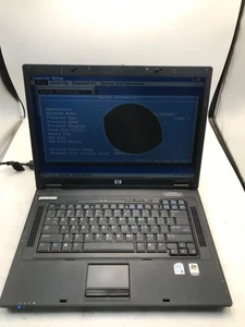 HP Compaq NX7400 Intel Core 2 Duo 15" Laptop 1 GB RAM -BOOTS/BAD DISPLAY-MZ - Picture 1 of 6