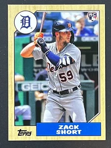 Zack Short RC 2022 Topps Archives 1987 Topps #242 Detroit Tigers - Bild 1 von 2