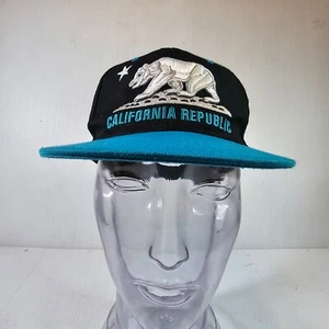 Gorra de béisbol Headlines negra Snapback California Republic Cali Bear  - Imagen 1 de 8