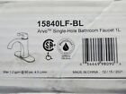 DELTA 15840LF-BL Arvo Single Hole Single-Handle Bathroom Faucet in Matte Black  