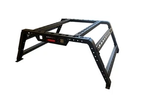 TUB RACK FULL HEIGHT MID SPAN BRAKE & LED LIGHT DUAL CAB FITS HILUX RANGER DMAX - Picture 1 of 3