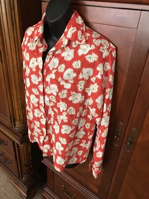 Geoffrey Beene sport size 4 Linen/Cotton Top - Imagem 1 de 4