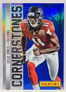 2013 Panini "Cornerstones" (Silver Parallel) Julio Jones Insert (Falcons) #22 - Picture 1 of 2