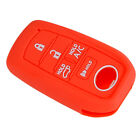 Red Silicone 5 Button Car Key Cover Case Fit For Toyota Rav4 Prius Prime 2014-22