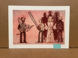 Mandy Scott C Great Showdown Nicolas Cage 7x5 Art Print Panos Cosmatos Mint OOP - Picture 1 of 1