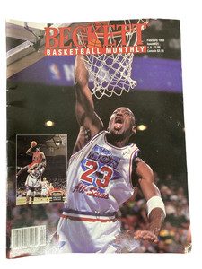 Vintage Beckett Sports Michael Jordan Feb 1993 Basketball Monthly Magazine