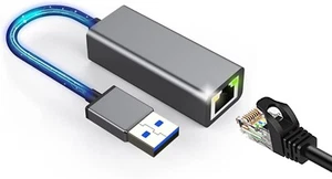 Adattatore USB Rete Gigabit Ethernet da USB 3.0 RJ45 10/100/1000Mbps - Foto 1 di 1
