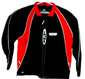 Vintage Sherwood Hockey Equipment Neu mit Etikett 90er Logo schwarz rot Jacke Größe XL - Bild 1 von 3