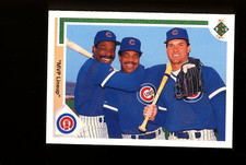 1991 Upper Deck #725 Chicago Cubs MVP Lineup Andre Dawson Ryne Sandberg HOF QTY