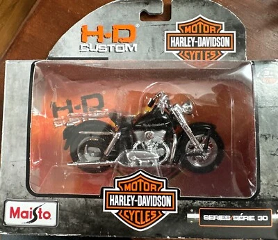 Maisto Harley Davidson 1952 modelo K motocicleta fundida a presión sin usar, en caja 1:18 Toy Series 30 Foto 1 de 4