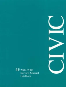 2002 2003 2004 2005 Honda Civic Hatchback Shop Service Repair Manual Book OEM - Picture 1 of 7