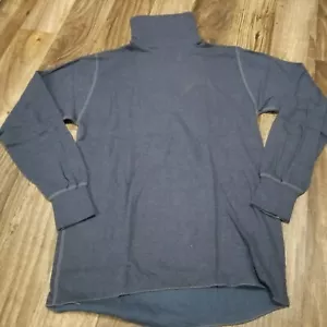 Canadian Armed Force Cotton Blended High Neck Blue Size Medium Outer Layer - Picture 1 of 9