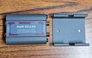 RDL AV-HK1 RCA Brummkiller professionelles Stereo Audio Isolationsmodul - Bild 1 von 3