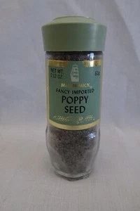 Vintage McCormick Spice Bottle - Poppy Seed 2.12 oz - Picture 1 of 4