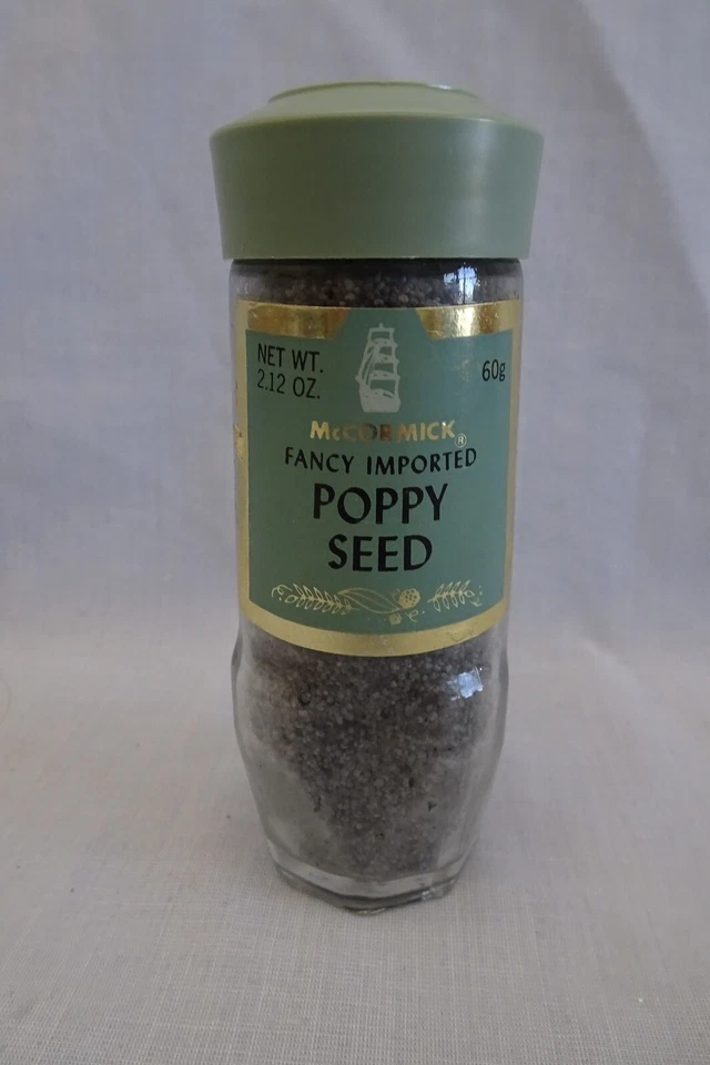 Vintage McCormick Spice Bottle - Poppy Seed 2.12 oz - Image 1 of 4