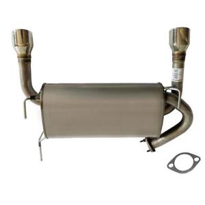 Stainless Steel Exhaust Muffle Fits : 2003-2008 Infiniti FX35 3.5L