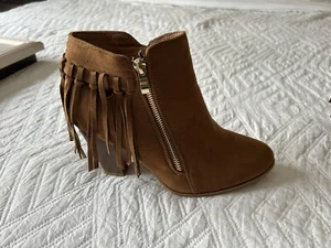 TOP Moda booties Brown Women’s Size 8 - Picture 1 of 4