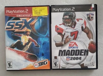 SSX Greatest Hits 2002 And NFL Madden 2004 PlayStation 2 - Image 1 of 4