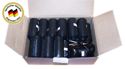 300 Stück Hundekotbeutel auf Rollen+Spender schwarze Gassibeutel 22x30,5 cm;DD01 - Bild 1 von 4