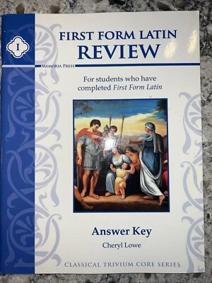 First Form Latin Review Answer Key - Image 1 of 2