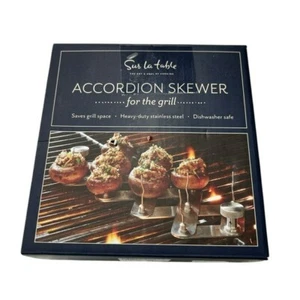 Sur La Table Stainless Steel Collapsible Accordian Skewer For The Grill - Picture 1 of 5