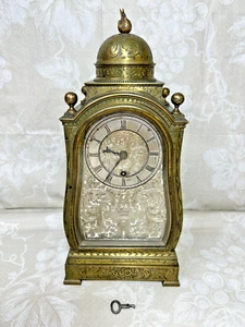 Reloj Desbois Grays Inn Passage ¡Funciona! Fusee Mvmt., Estuche de bronce, alrededor de 1860 - Imagen 1 de 22