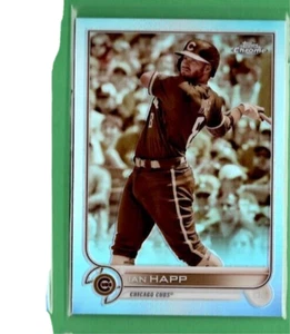 2022 Topps Chrome MLB - Sepia Refractor - #199 Ian Happ - Chicago Cubs - Bild 1 von 2