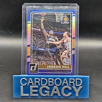 2015-16 Panini Donruss Holo Jordan Hill /199 #56 Indiana Pacers READ - image 1 of 2