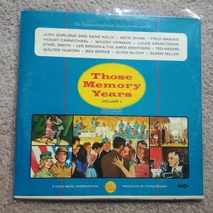 The Longines Symphonette Society Presents Those Memory Years Volume 1 Vinyl - Picture 1 of 4