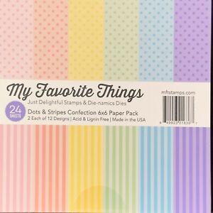 My Favorite Things Dots & Stripes Confection 6x6 Paper Pad