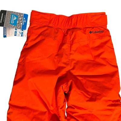 Columbia Pantalones de Esquí para Nieve Niños Talla XXS 4-5 Naranja Impermeable Snowboard Invierno Foto 1 de 4