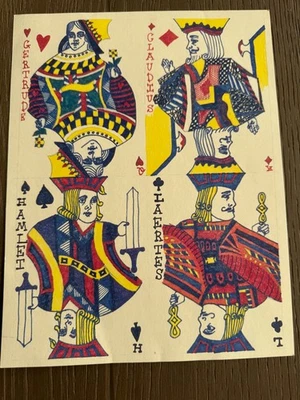 Vintage Hamlet DESIGN Original ART SKETCH Shakespeare - Image 1 of 4