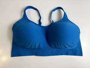 Underoutfit Bra Style #459 Size 3XL Royal Blue Back Closure Padded Full Coverage - Picture 1 of 8