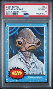 2021 Topps Star Wars Living Set #184 Aftab Ackbar PSA 10 Gem Mint 106968737 - Picture 1 of 2