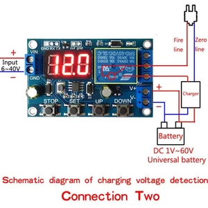Battery Charger Discharger Board Additional Signal Output High and Low Level - Afbeelding 1 van 12
