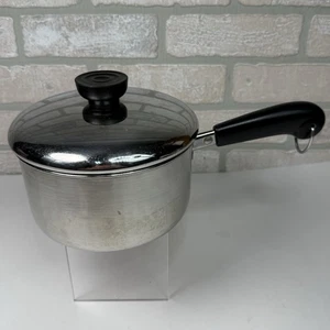 Revere Ware 1801 18/10 Acero Inoxidable Cobre Disco Fondo 1.5 Qt Sartén con Tapa - Imagen 1 de 14