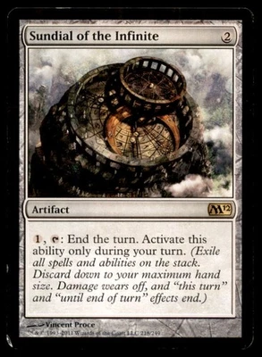 MTG Sundial of the Infinite M12 LP Light Play Regular Magic the Gathering [185] - Image 1 of 2