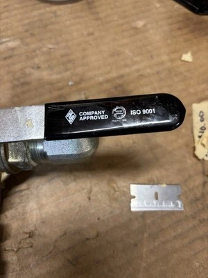 RB VALVE COMPANY APPROVED-BALL VALVE - ITALY -ISO-9001 WITH FITTINGS - Image 1 of 4