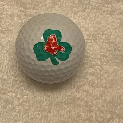 Pelota de golf trébol trébol Boston Red Sox - 1 pelota Foto 1 de 2