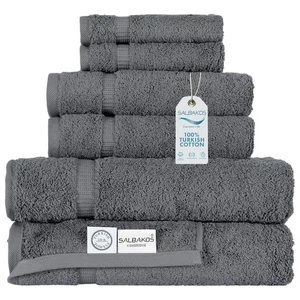 SALBAKOS 100 Türkische Baumwolle 6-teiliges Handtuchset | Erbstück Qualität Hotel Spa C... - Bild 1 von 8