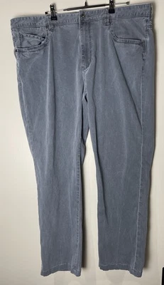 Tommy Bahama Mens Jeans 42x30 Gray Soft Feel Cotton Tencel Stretch Straight Leg - Image 1 of 4