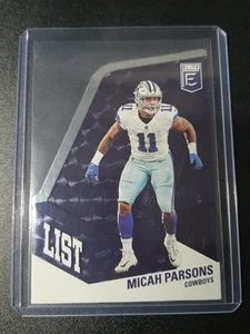 Micah Parsons - Donruss Elite Football 2022 - Dallas Cowboys - A-List - Picture 1 of 3