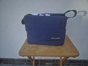 Maclaren Navy Blue Messenger Wickeltasche groß nagelneu mit Zubehör - Bild 1 von 9