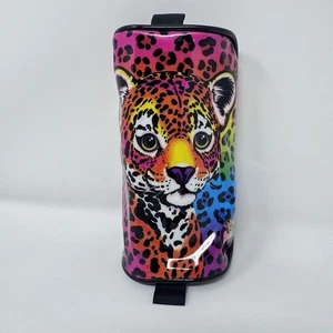 Vintage Lisa Frank Hunter Rainbow Leopard Cheetah Federmäppchen Etui 90er Y2K - Bild 1 von 6